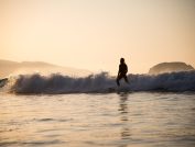man surfing on water waves